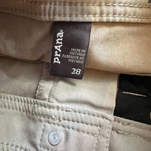 Prana Brion II Shorts Mens 28 Outdoor Hiking Tan Performance - Picture 5 of 11